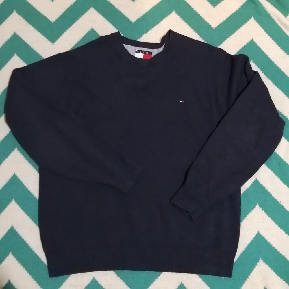 Tommy Hilfiger Classic Crewneck Sweater in Navy